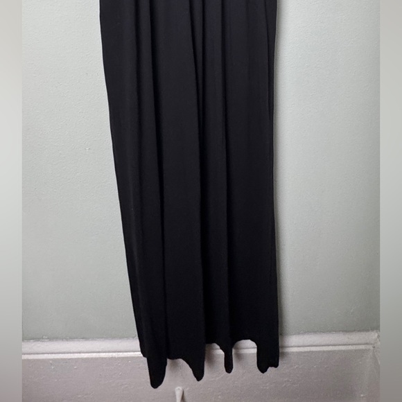 Pact One and Done Soirée‎ Smocked Wide Leg Jumpsuit Black Size Medium - Picture 11 of 15